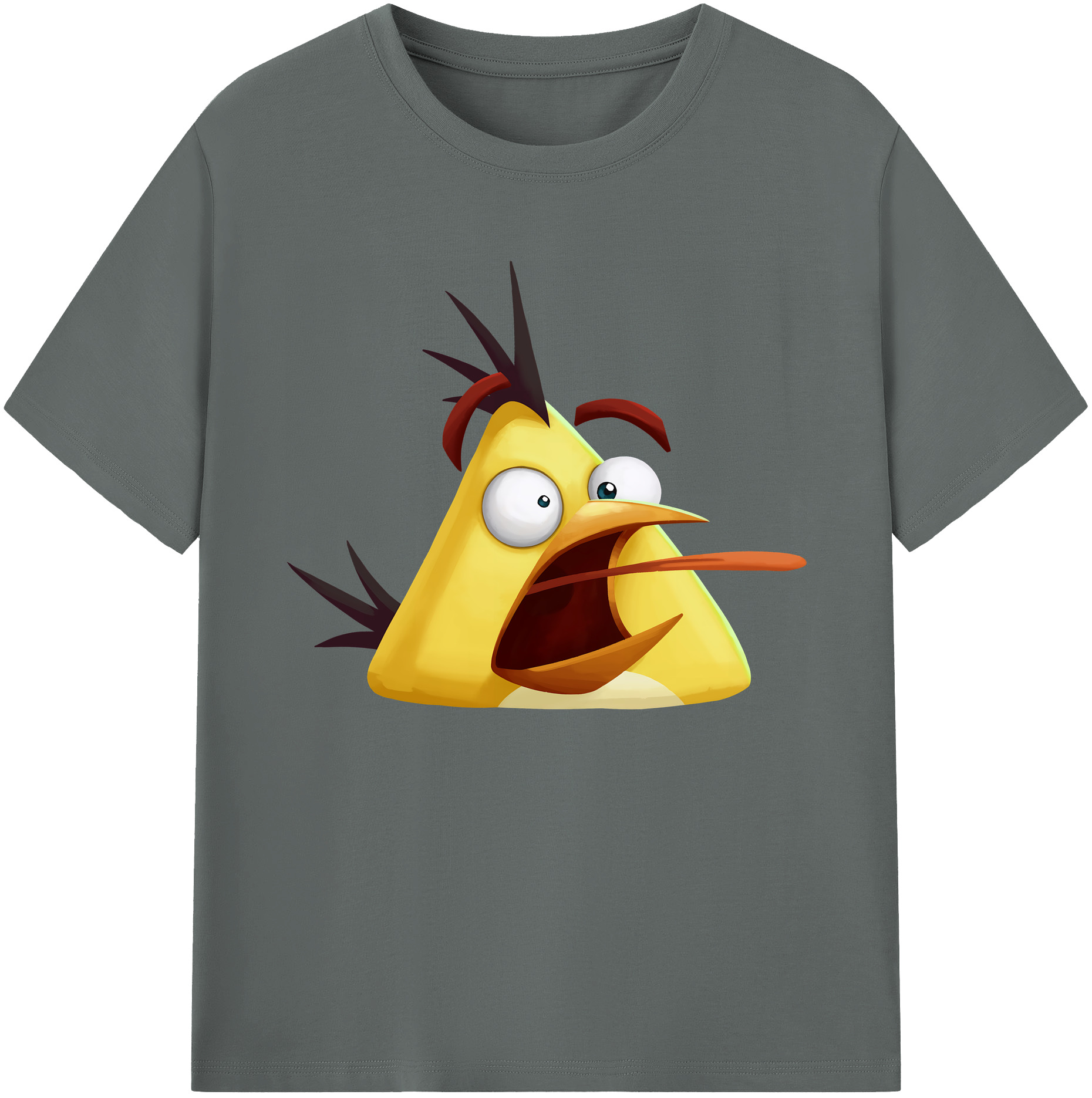 （画像用） Angry Birds アングリーバード 綿100％ メンズ半袖Tシャツ｜肌触りやわらか＆通気性